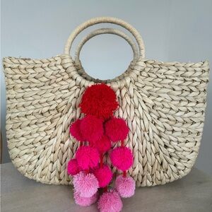 Bujibaja Woven Straw Tote NWT Barneys New York Resort Bag